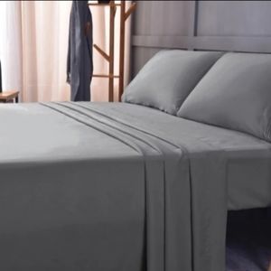 Cool Bamboo Sheet Set | Gray | Queen
